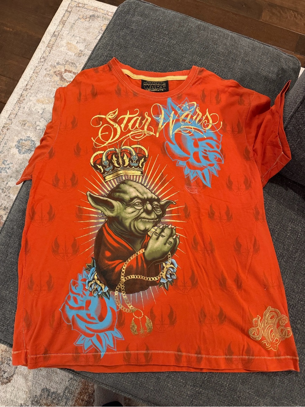 Marc Ecko x Star Wars Yoda Graphic Tee - Orange